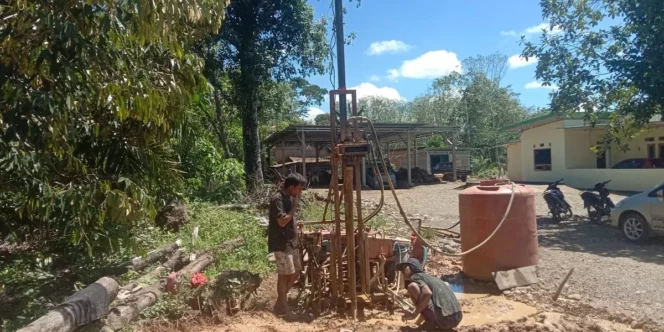 
					Sumur Bor Titik Kedua TMMD ke-128 Berjalan Lancar, Harapan Air Bersih Kian Nyata di Lubuk Tampang
