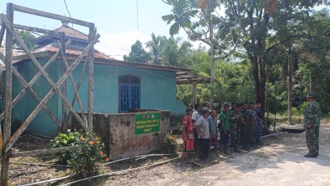 
					Apel Bersama Warga Sebelum Bekerja, Satgas TMMD Reguler ke-128 Tumbuhkan Semangat Kebersamaan