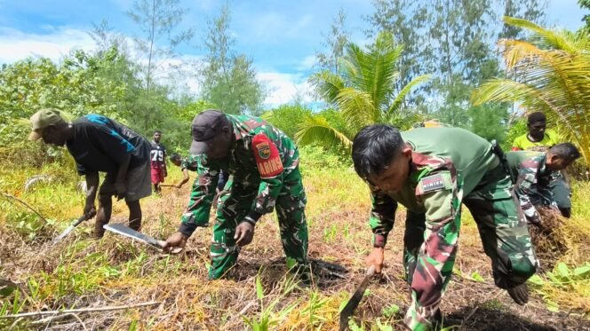 
					Gotong Royong Jadi Kunci Pembukaan Lahan Produktif TMMD