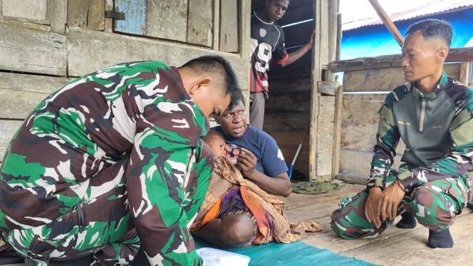 
					Pelayanan Kesehatan Keliling TMMD, Pastikan Warga Tetap Terlayani