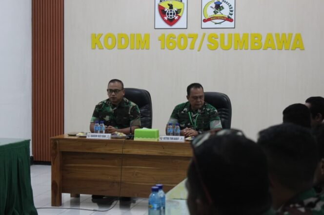 
					‎Dandim 1607 Sambut Tim Audit, Optimalkan Kinerja dan Administrasi Satuan ‎