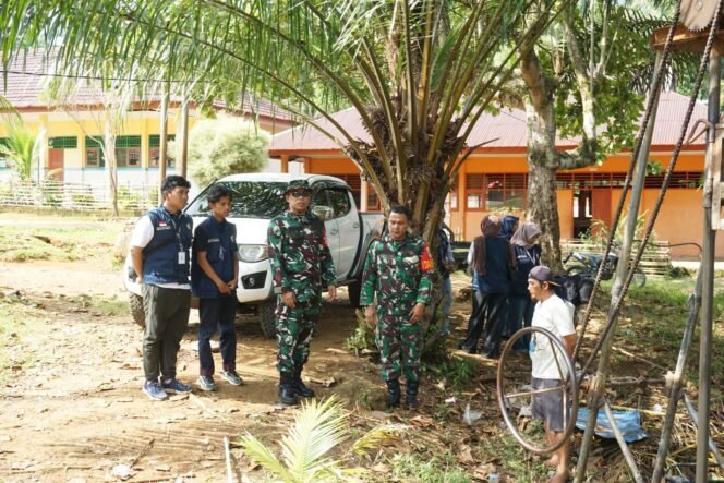 
					Dandim 0425/Seluma Tinjau Pembuatan Sumur Bor TMMD Ke-128 di Desa Lubuk Lagan