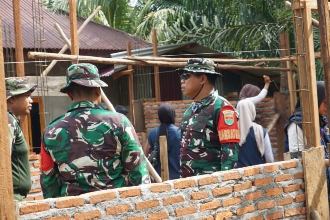 
					Dandim 0425/Seluma Pastikan Kualitas Pembangunan RTLH ke-4 TMMD Ke-128 di Lubuk Lagan