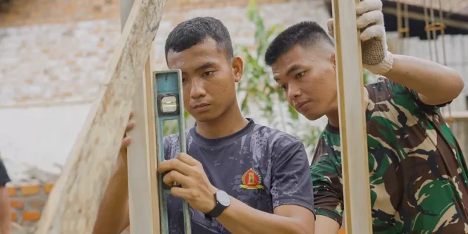 
					Utamakan Presisi, Satgas TMMD ke-128 Pastikan Pengukuran RTLH di Lubuk Tampang Tepat dan Berkualitas