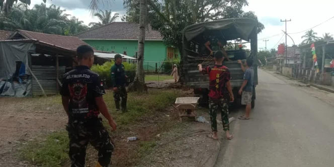 
					Gotong Royong Warnai TMMD ke-128, Rehab RTLH di Lubuk Tampang Kian Mendekati Rampung